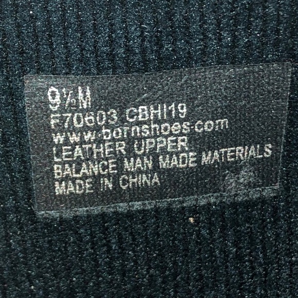 Born Black Leather Tall Riding Boots Buckles NWOB - Picture 9 of 13